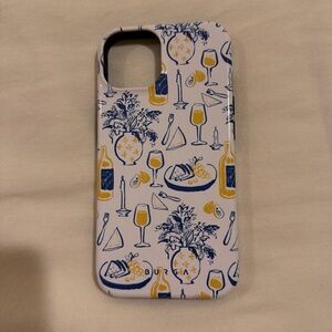 Burga Artistic Blue and Yellow Phone Case